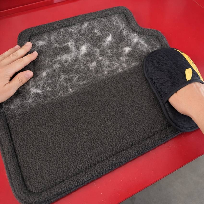 PurePath glove cleaning car mat